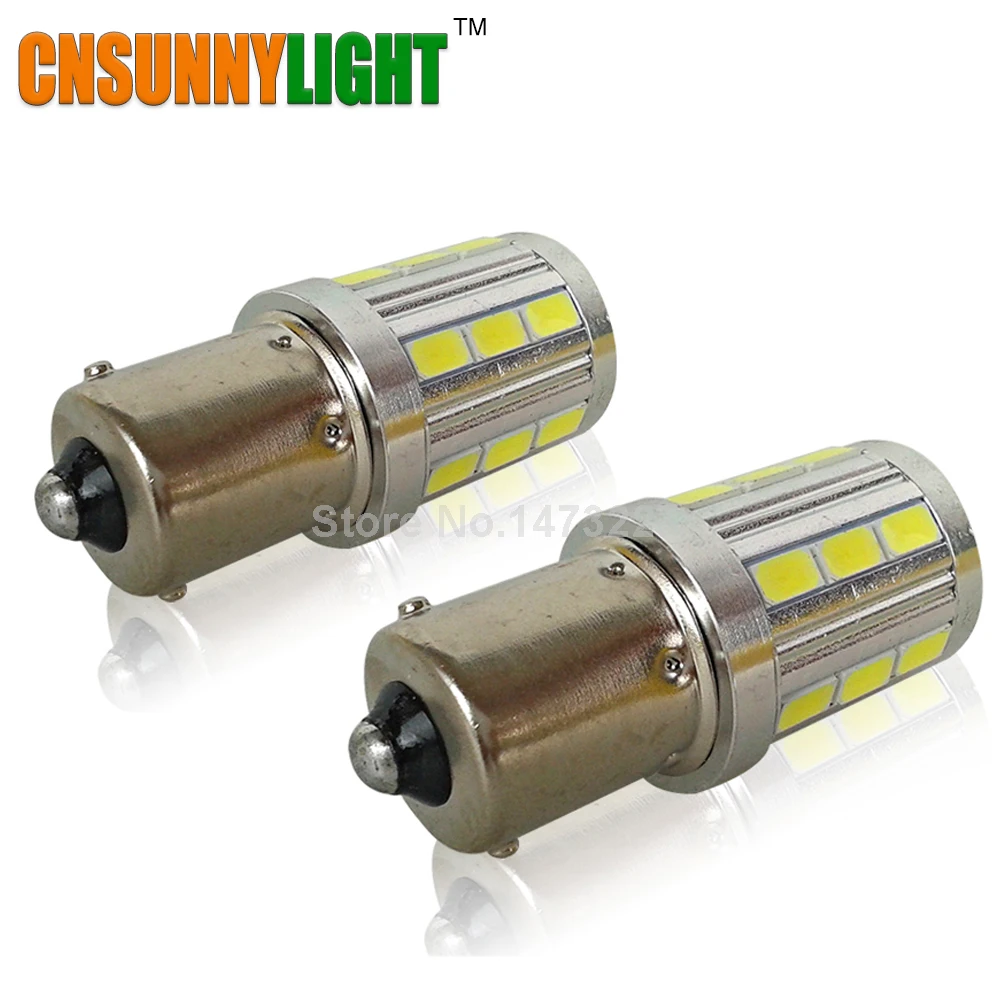 Супер яркий 1156 BA15S P21W 5730 21SMD светодиодный объектив для проектора автомобильная