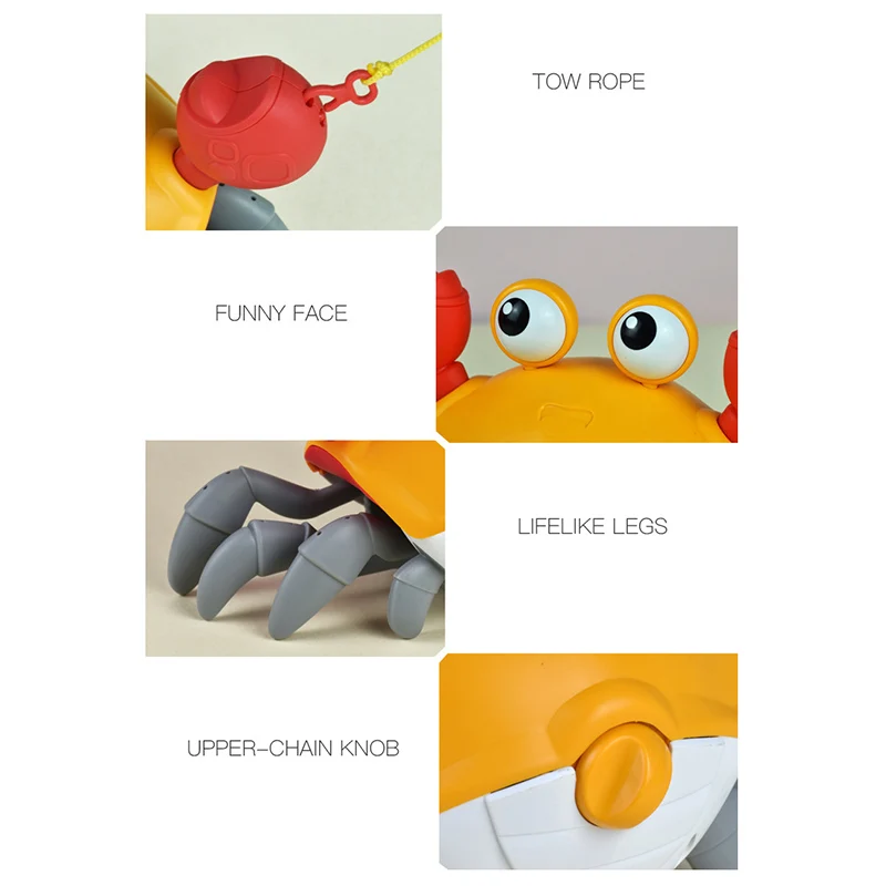 Детская ванна с мультипликационным крабом Заводной тормоз животные ванная