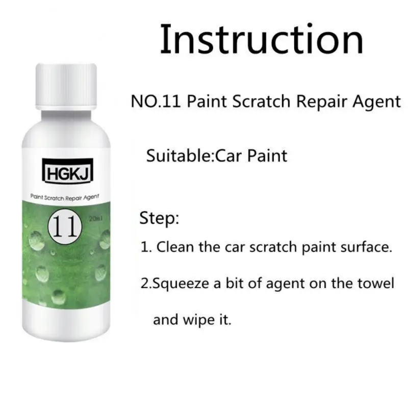 

20ml Car Polish Paint Scratch Repair Agent Polishing Wax Paint Scratch Repair Remover Paint Care Maintenance For Auto