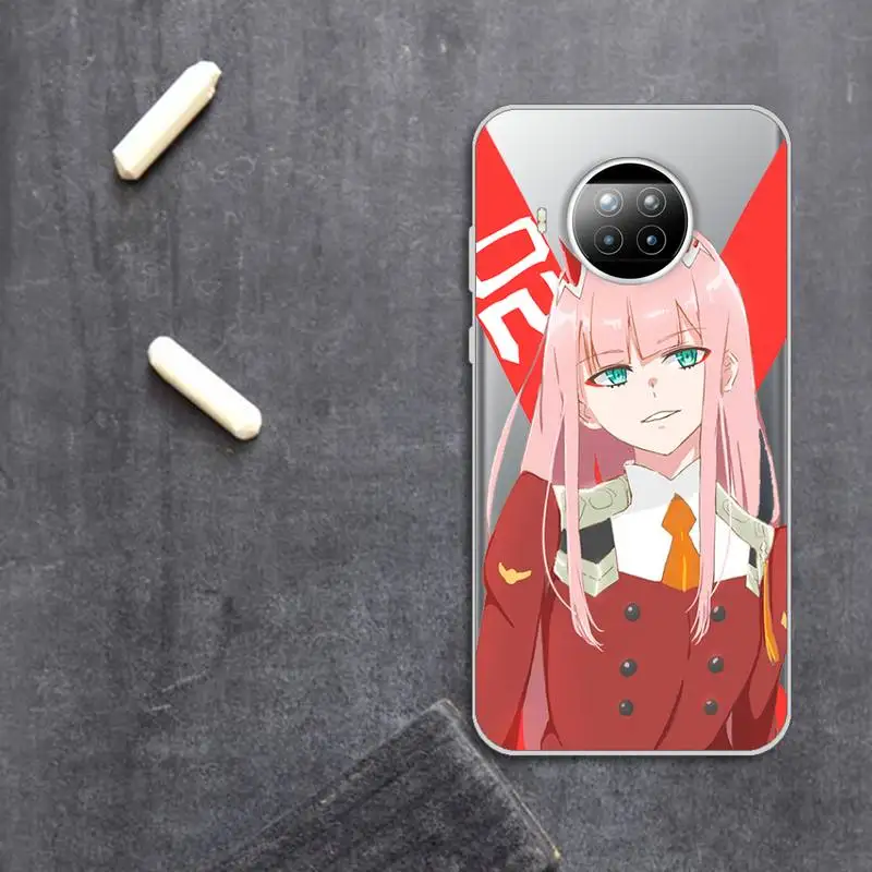 

Zero Two Darling in the FranXX Anime Phone Case Transparent for Xiaomi Redmi note 10 t 8 9 pro lite 11 custom protective shell