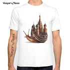 Vagarytees 2021, футболка премиум-класса с принтом Улитки, Мужская забавная футболка, повседневные футболки с коротким рукавом, Одежда большого размера