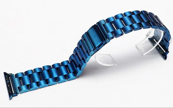 2 Ремешок для Apple Watch 42/44 мм, браслет из нержавеющей стали черного и золотого цвета, ремешок с пряжкой, адаптер для IWatch Band 4 3 38 40 мм - Цвет ремешка: 2