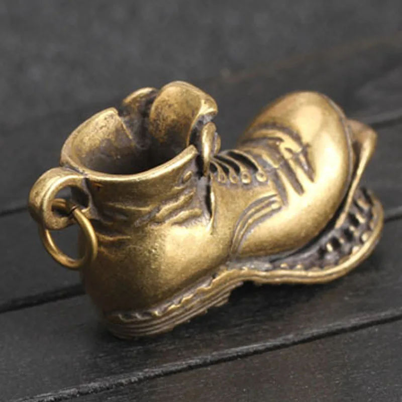 Новинка модный креативный брелок открывающийся из чистой меди в стиле ретро