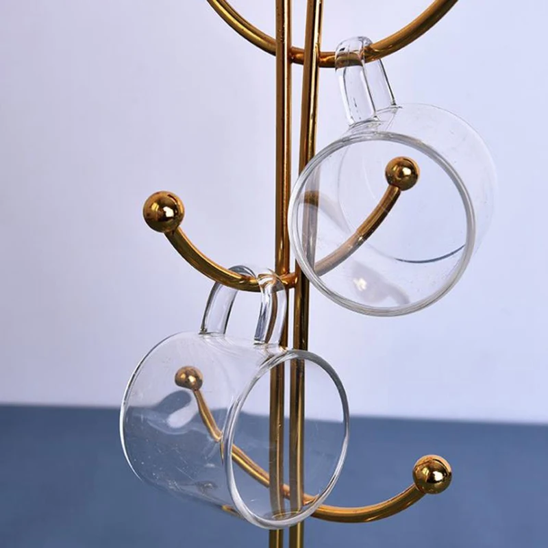 В форме дерева Металл Кофе Чай чашки стеллаж для хранения держатель Подставка