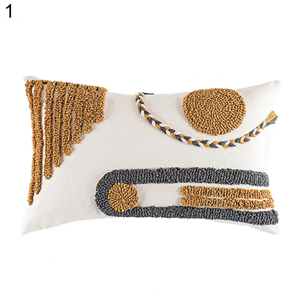 Наволочка с геометрическим рисунком домашние принадлежности хлопковая