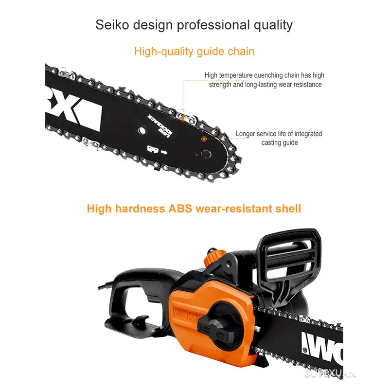 

Handheld small logging saw WG305E household high power electric chain saw chain saw woodworking power tools
