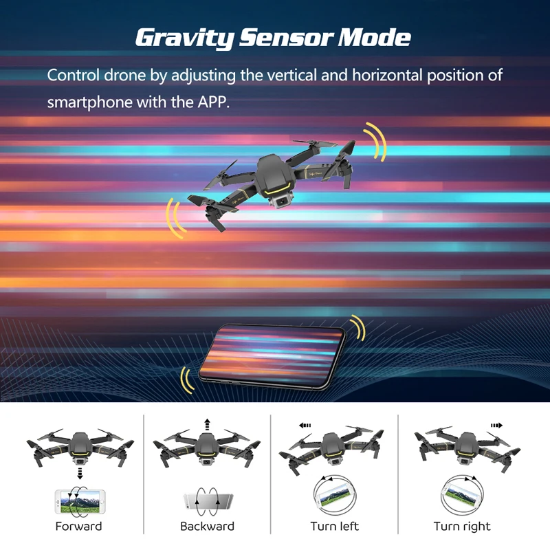 Global Drone GW89 FPV Дрон с 1080P HD WiFi камерой складной RC Мини Квадрокоптер вертолет Дрон игрушки VS VISUO XS809HW E58 E520