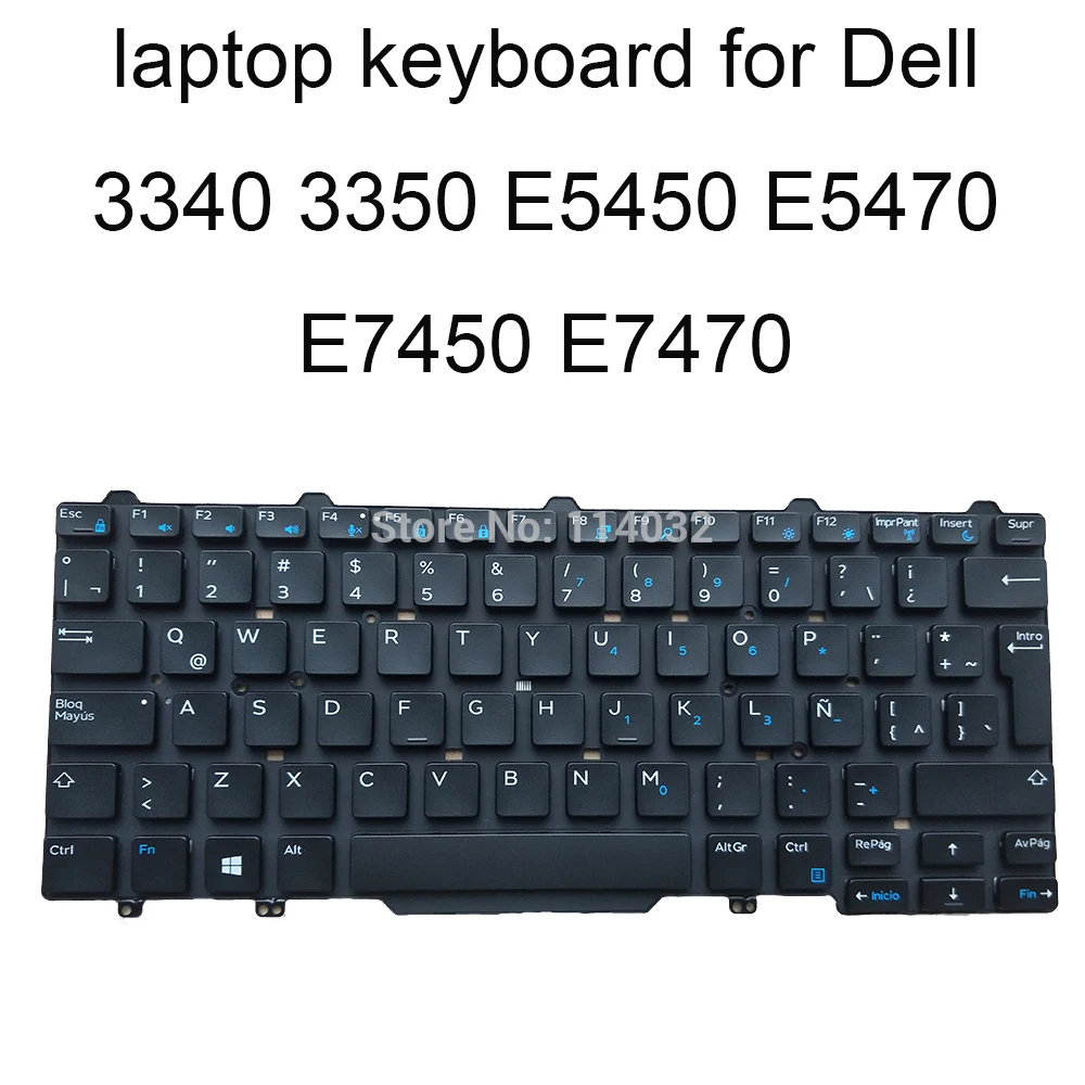 Латиноамериканские французские клавиатуры для ноутбука Dell latitude 13 3340 3350 E5450 E5470 E7470