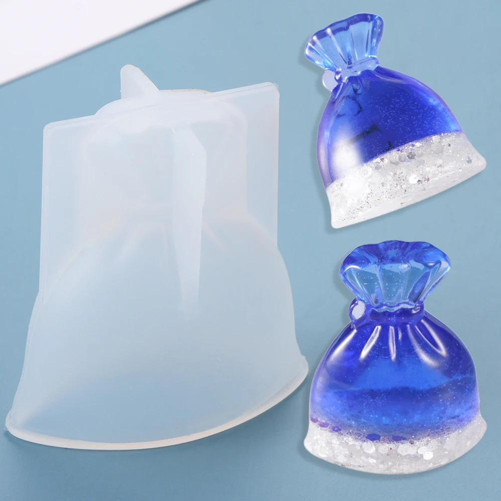 Кошелек Форма брелок подвеска эпоксидной смолы пресс форм 3D лотерейный мешок