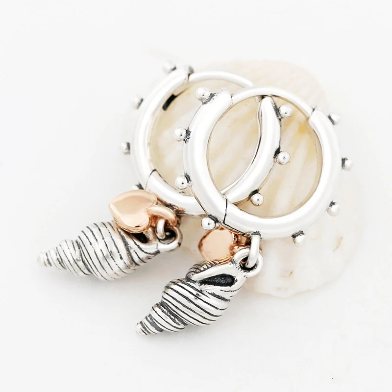 Серьги-гвоздики из серебра пробы с сердечками-обручи серьги-гвоздики для девушек