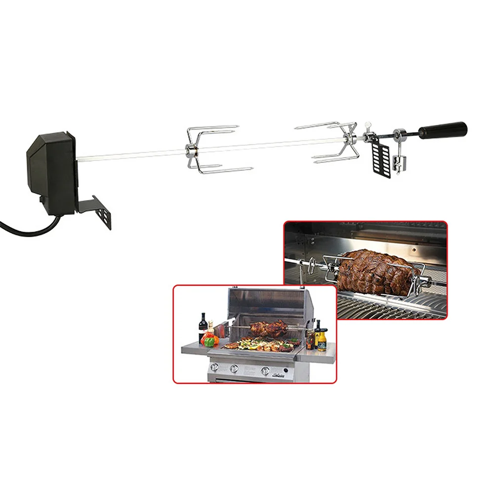

Outdoor Automatic Overturn Grill Portable Barbecue Grill Stainless Steel Barbecue Machine with US Plug