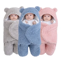 baby sleeping bags ultra soft fluffy fleece newborn receiving blanket infant boys girls clothes sleeping nursery wrap swaddle