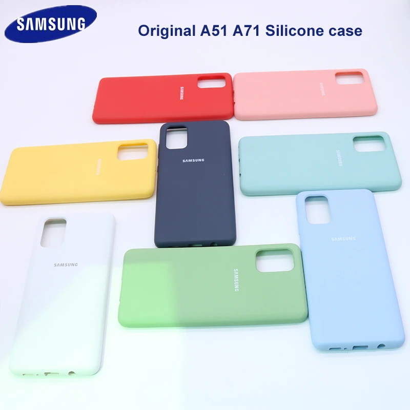 Оригинальный чехол A51 A71 для Samsung Galaxy шелковистый силиконовый высококачественный