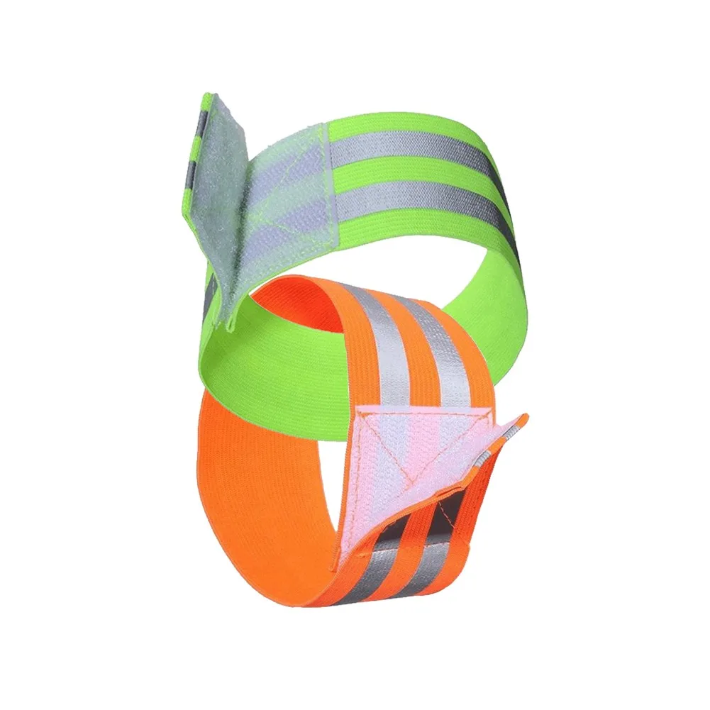 

REFLECTIVE FLUORESCENT Practical High-quality Night Run Reflective Armband Wrist Strap Leg Strap Safety Straps Cycling