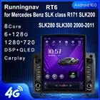 Android 10,1 для Benz SLK class R171 SLK200 SLK280 SLK300 2000-2011 Tesla Type автомобильное радио мультимедийный видеоплеер навигация GPS