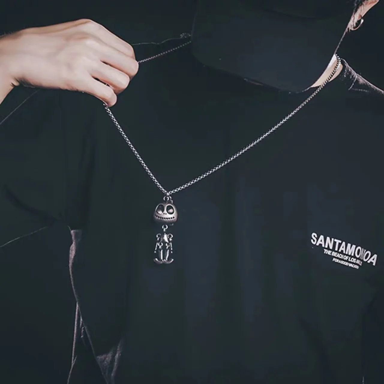 Чокер Alien женский с цепочкой на шею винтажная подвеска в стиле панк/готика