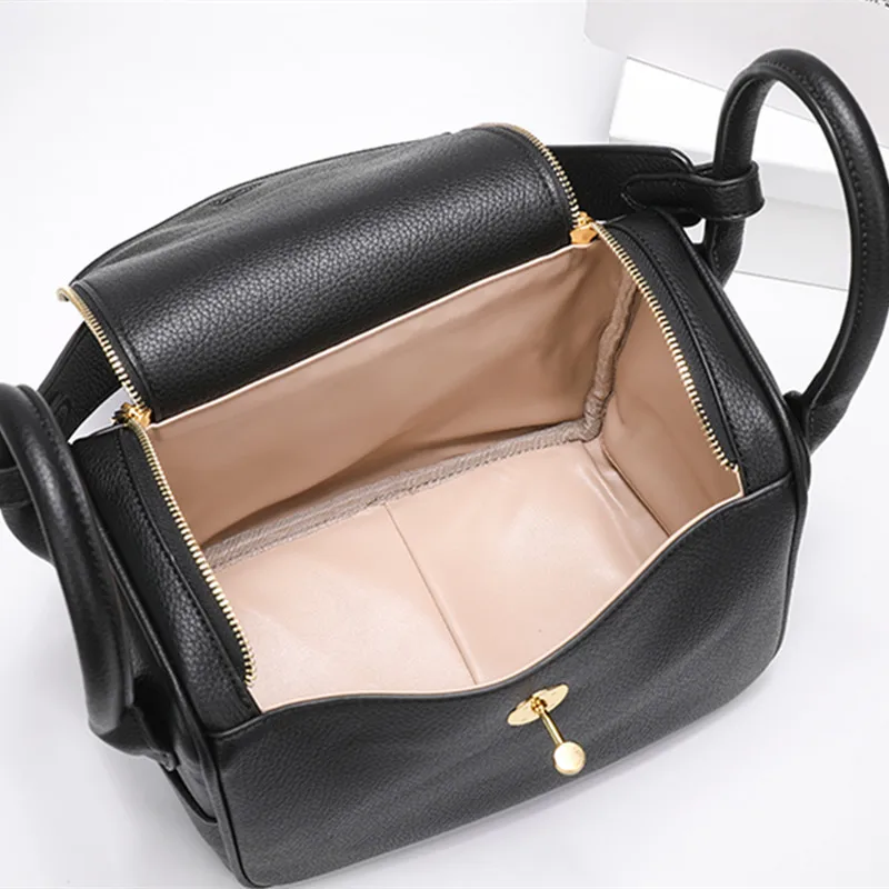 

Top Luxury Designer Leather Doctor Bag High Quality Ladies Female Casual Convenient Shoulder Messenger Crossbody Tote Bags