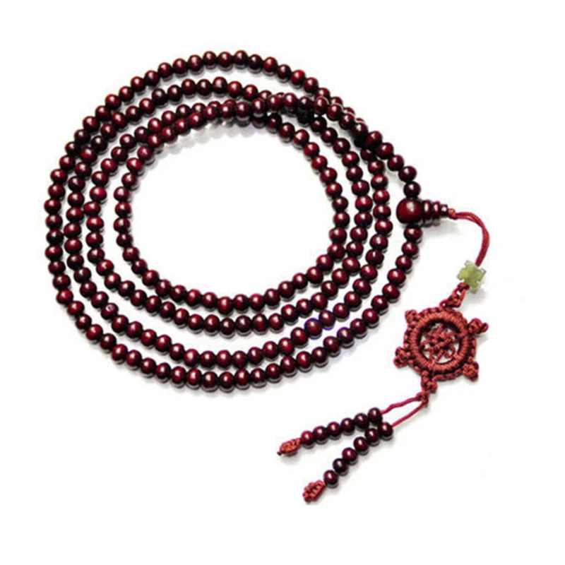 Автомобильная подвеска из натурального красного сандалового дерева 6 мм бусины