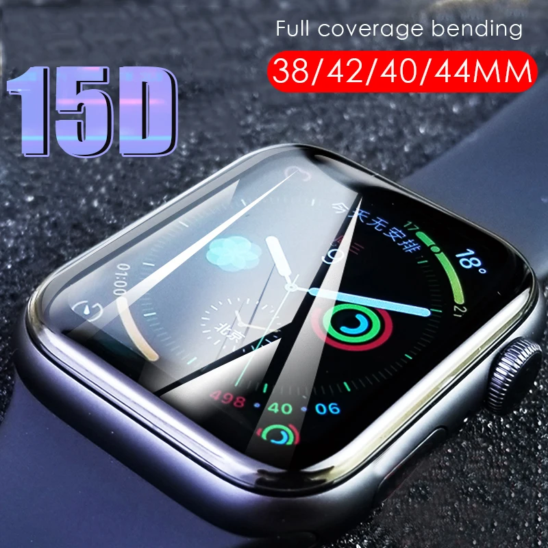 Мягкая Гидрогелевая защитная пленка на весь экран для Apple Watch 3 шт. 44 мм 42 40 38