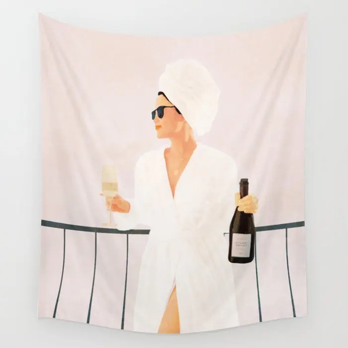 

Morning Wine II Wall Tapestry Background Wall Covering Home Decoration Blanket Bedroom Wall Hanging Tapestries