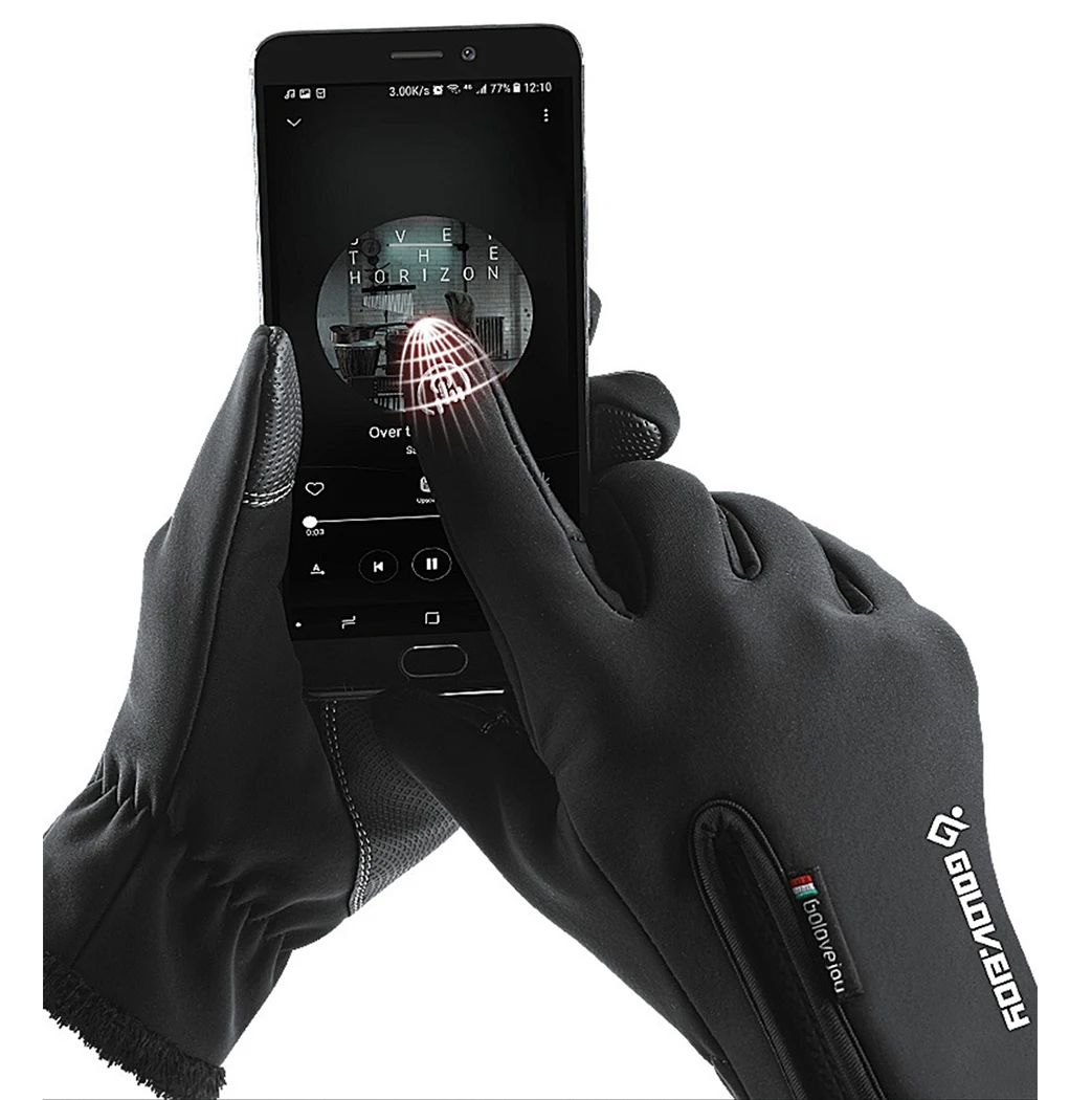 Открытый Велоспорт Лыжный спорт перчатки для унисекс Нескользящие полный пальцы