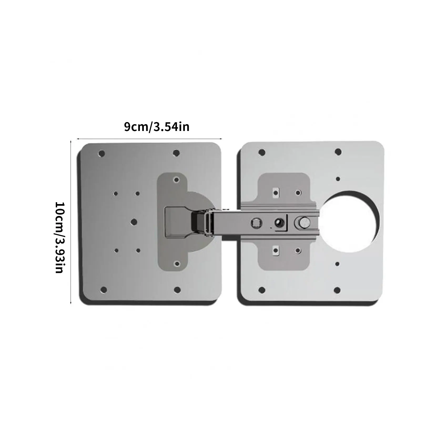 

Hinge Repair Plate For Cabinet Furniture Drawer Window Rust Resistant Stainless Steel Plate Repair Accessory