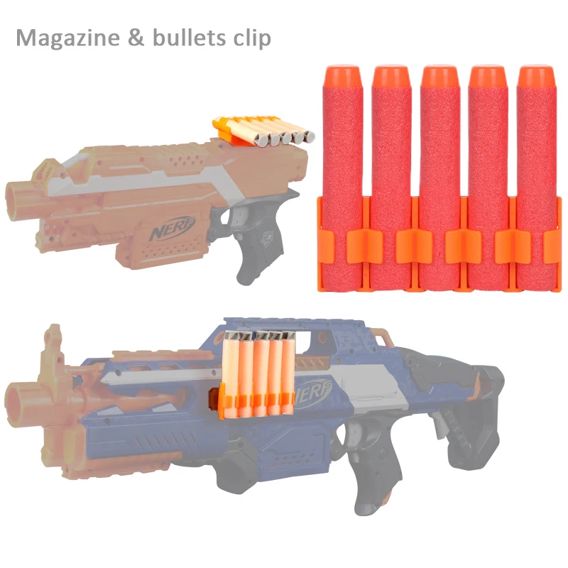 Совместимость с пистолетом NERF универсальный зажим для мягких пуль из ЭВА ремонта