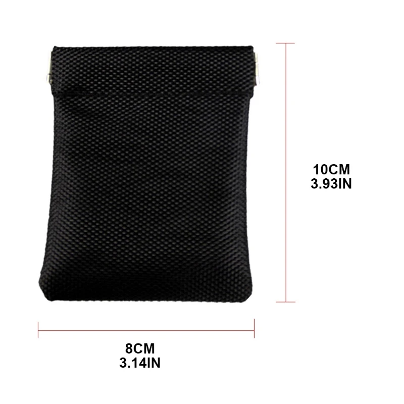 

Unisex Mini Nylon Coin Purse Earphone Holder Bag Women Men Casual Small Card Key Holder Wallet Change Storage Organizer Bag