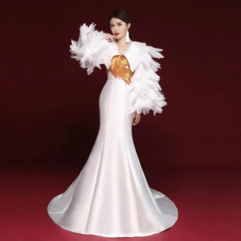 Женское длинное элегантное платье Ципао в китайском стиле|Чонсамы| |