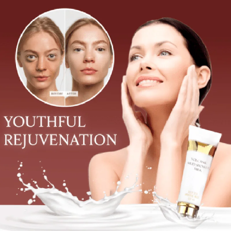 

Whitening Volcanic Mud Bath Milk Cream Body Wash Exfoliating Body Lotion for Men Women MPwell