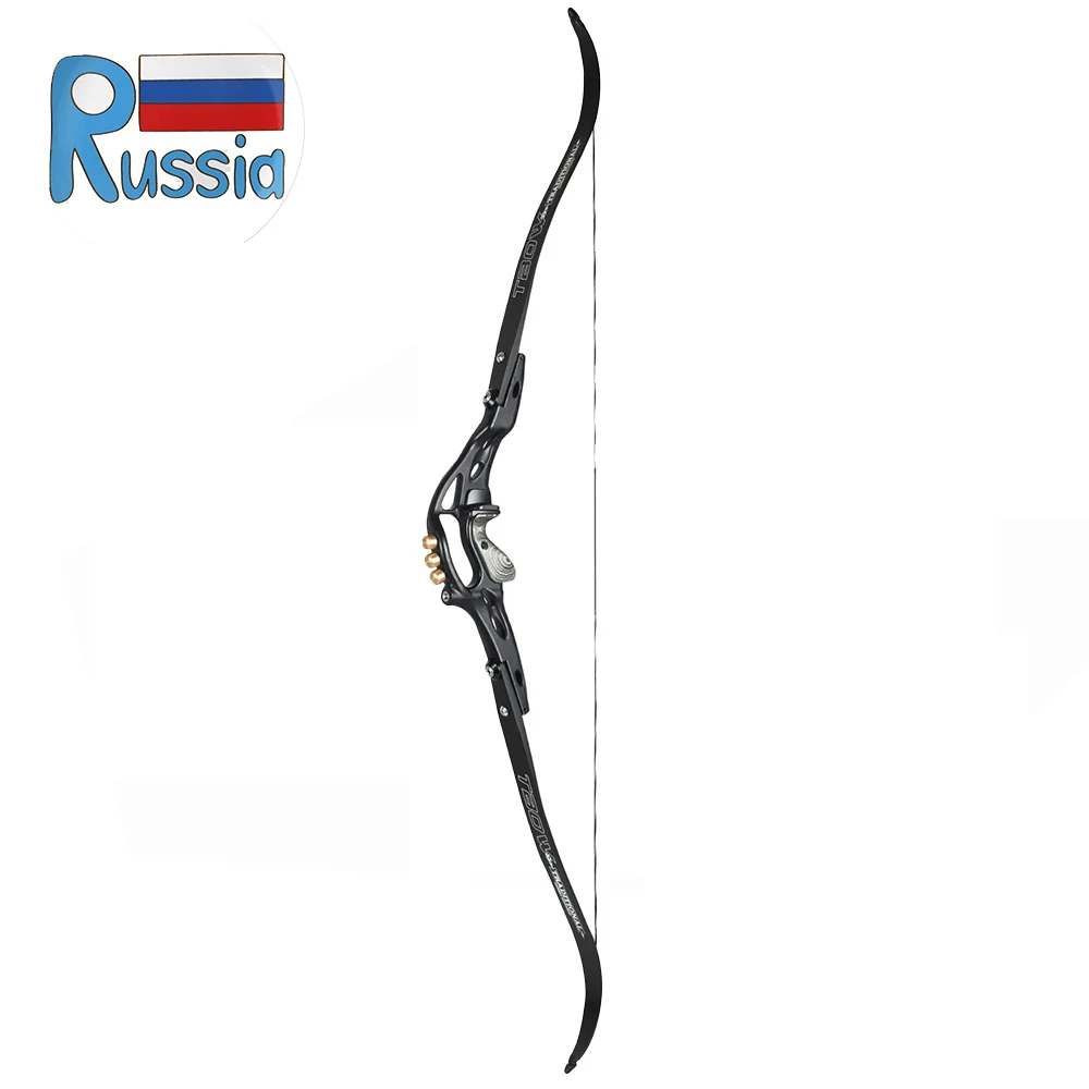 

Junxing 59 Inches 19Inches Riser Recurve Bow 30-60 LBS ILF Interface for Right Hand User Archery Hunting Shooting