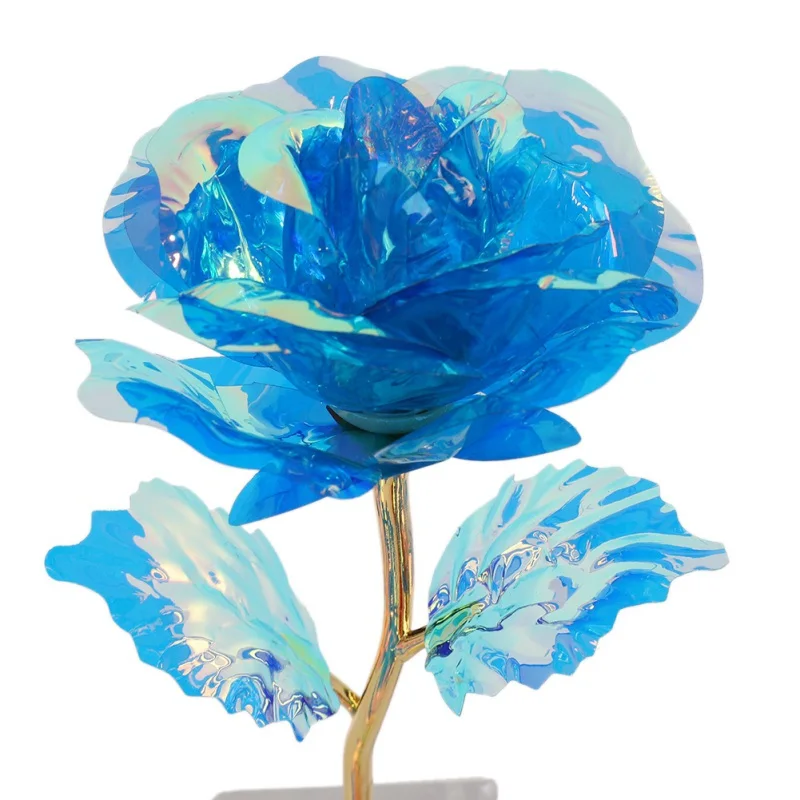 

Valentine's Day Gifts Colorful Roses For Girl Friends Household Decoration Craft(Without Lights)