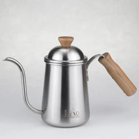 650ml narrow spout pour over coffee kettle gooseneck stainless steel ptfe coated espresso maker tea pot cold brew coffee maker