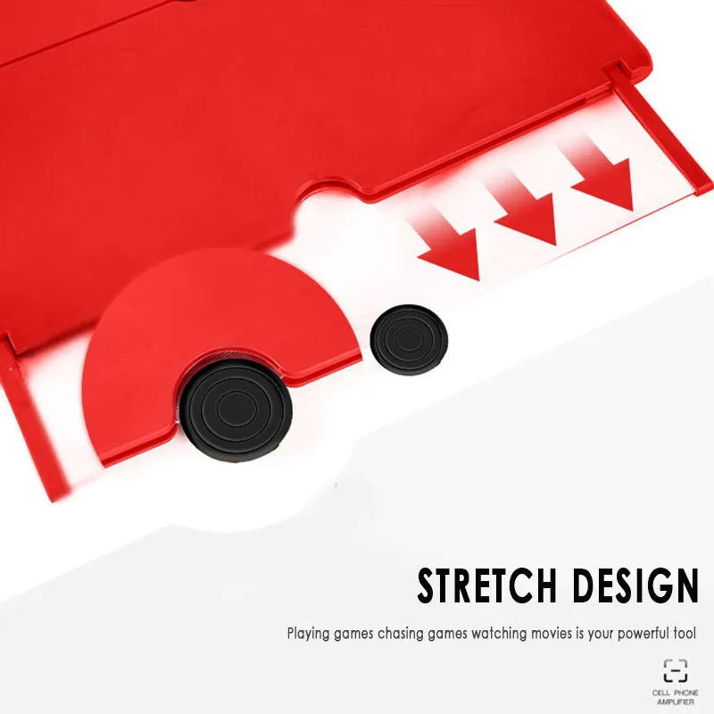 

3D Video HD Phone Screen Pull-out Amplifier Mobile Phone Magnifying Glass HD Stand For Video Folding Screen Phone Accessories