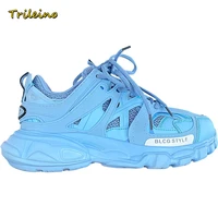 chunky sneakers for women mesh designers platform fashion vulcanized shoes mens blue casual shoes new running trainers female
