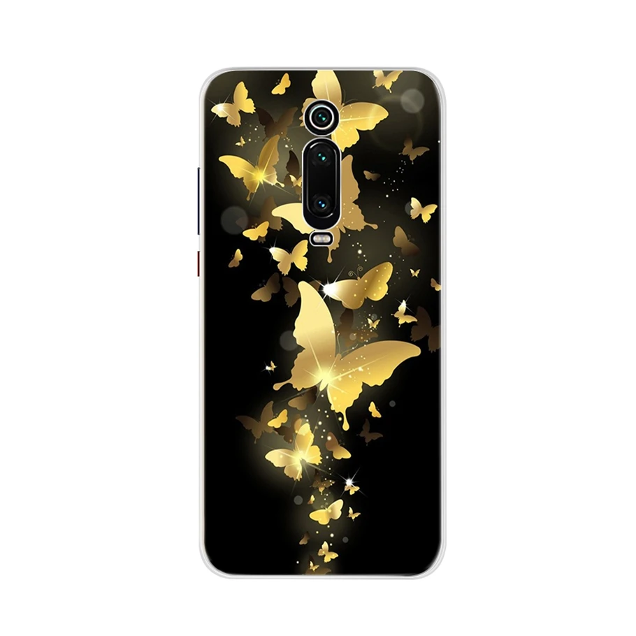Чехол с кошкой для xiaomi redmi k20 mi 9 T мягкий силиконовый чехол-бампер k 20 pro 9t задняя
