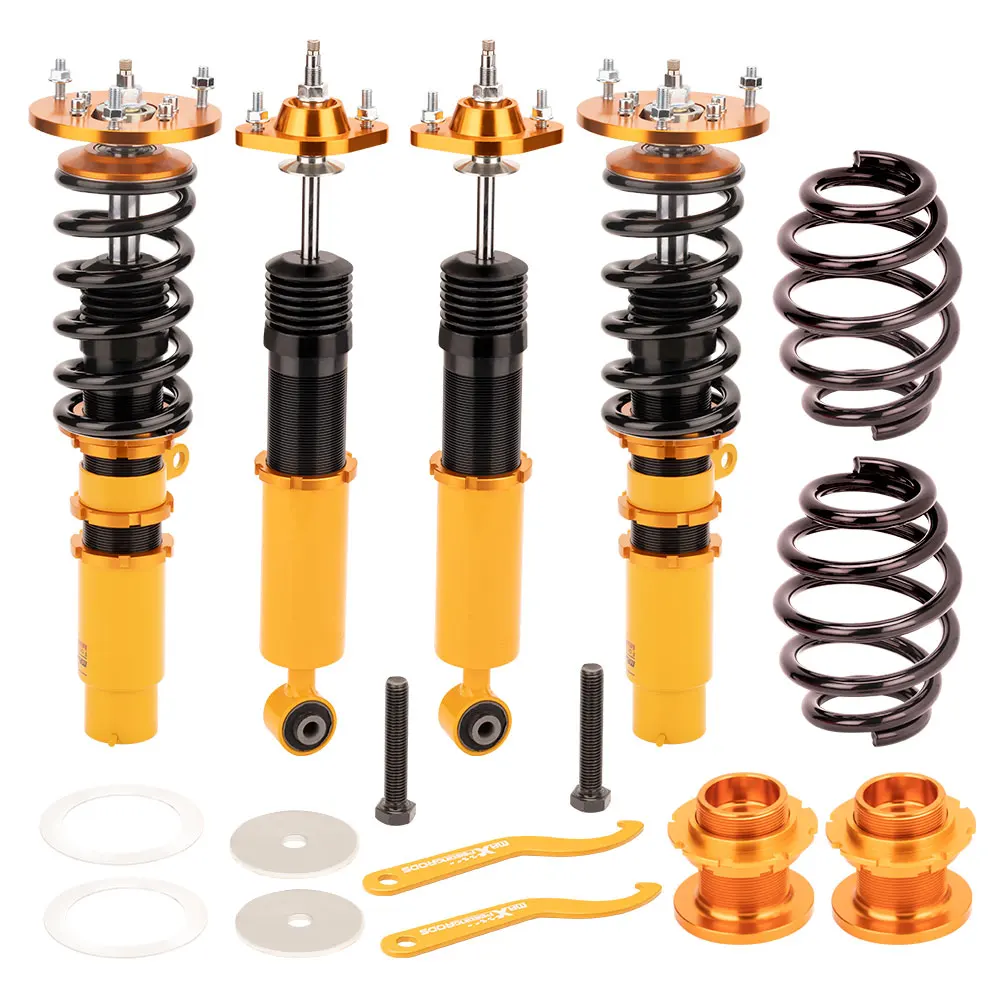 

Maxpeedingrods 24 Way демпфер Coilover амортизационная стойка для BMW E46 3 серии 320i 323i 325i 328i 330i 1998-2002 пружинный поглотитель