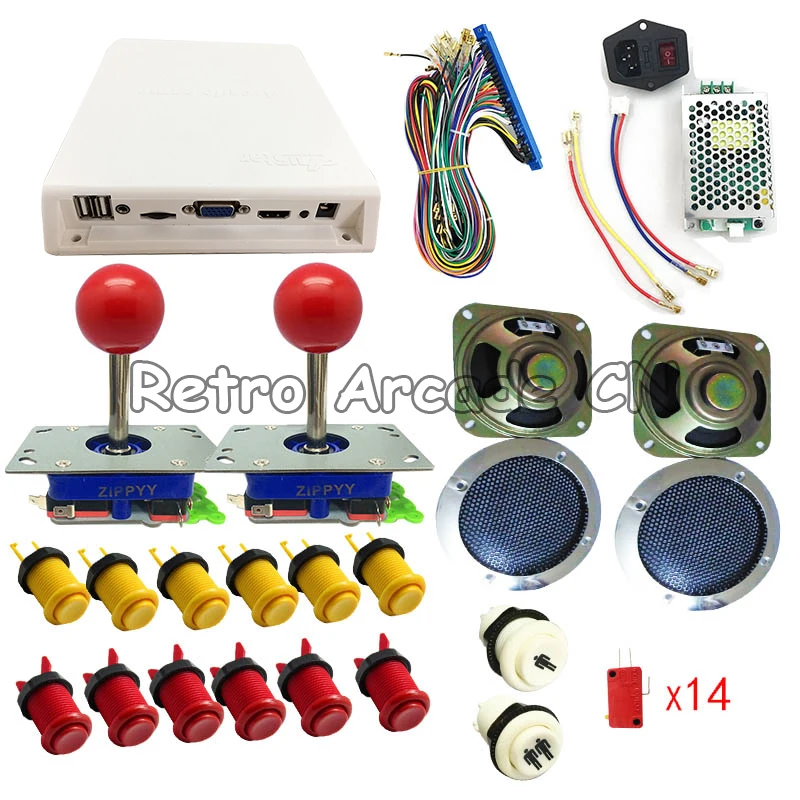 Аркадная игра комплект 1299 в 1 pcb коробка 5S Джамма доска с копией sanwa Джойстик