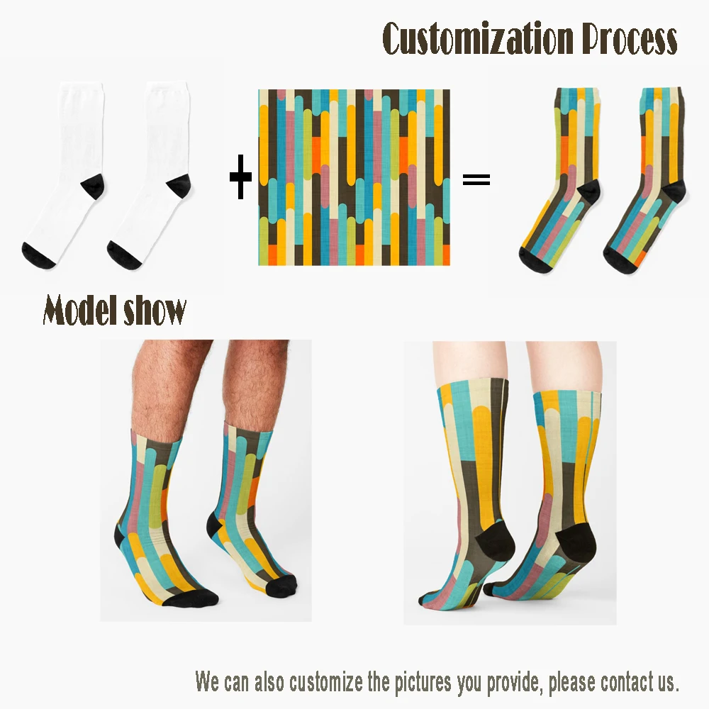 Мужские носки с цифровым принтом на 360 ° - купить по выгодной цене |