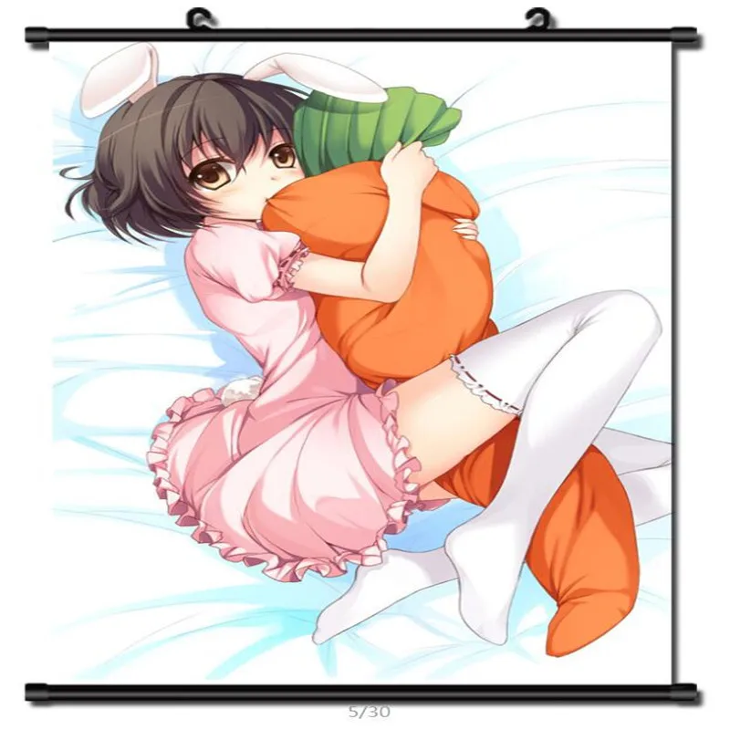 Японское аниме проект TouHou непроницаемая ночь Inaba Tewi домашний Декор настенный