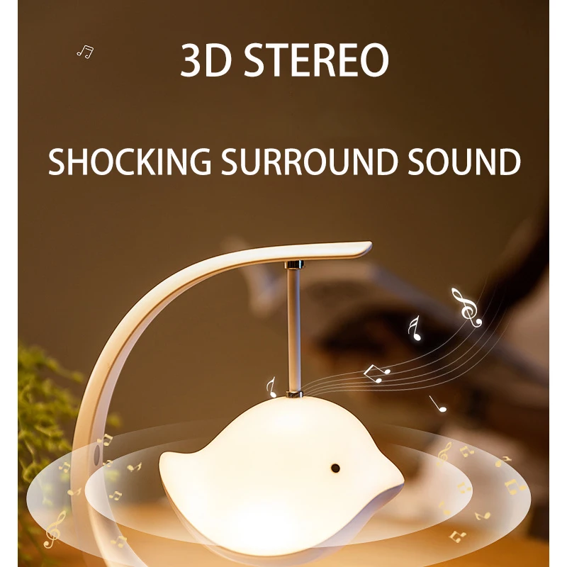 Новогодний подарок Bluetooth-колонка светильник летающая птица музыкальная