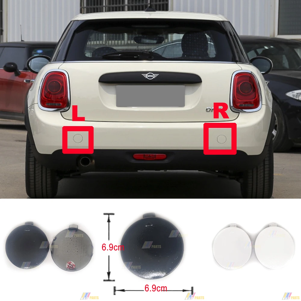 

Fit 16-21 MINI F56 3door F57 Cabrio 2door Cooper B36 B38 D B37 One SE REAR TOW COVER 51317380011/51317380012