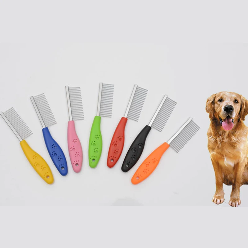 

Расческа для ухода за шерстью собак, расческа для вычесывания блох, щетка для щенков, кошек, собак, расческа из нержавеющей стали, товары для ...