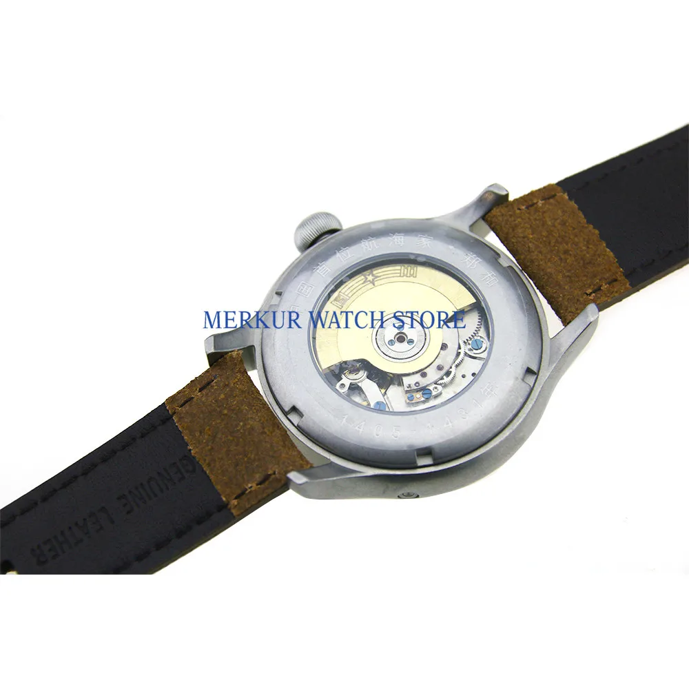 AD30 Red Star Mechanical 1963 Тяньцзинь St25 двойной часовой пояс цвет слоновой кости мужской