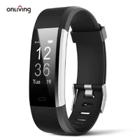 onliving smart watch fitness tracker wristband heart rate blood pressure smart band bracelet monitor health for ios and android