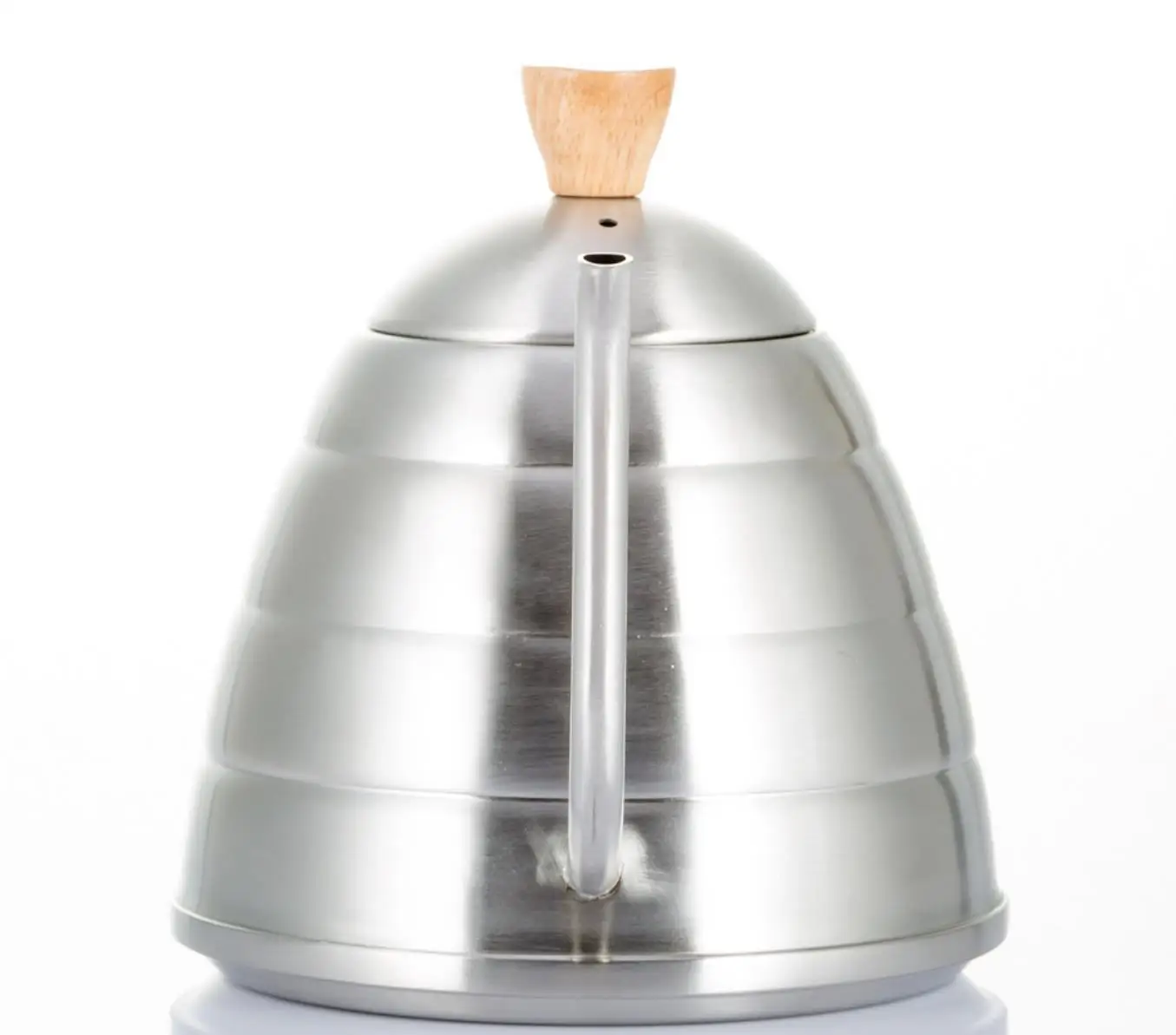 

Gooseneck Pour Over Coffee Pot Stainless Steel 900ml Hot Water Percolators Hand Brewed Wood Handle Coffee Kettle