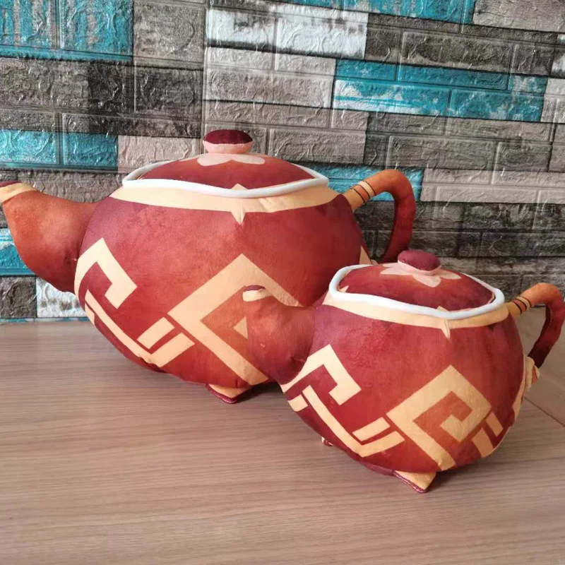 

Game Genshin Impact Cartoon Dust Song Pot Plush Stuffed Dolls Throw Pillow Cartoon Q Type Cushion Toy Cosplay Props Gift