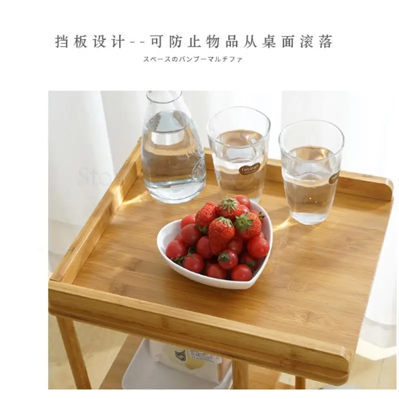 Съемный диван в японском стиле угловой маленький чайный столик чайная полка