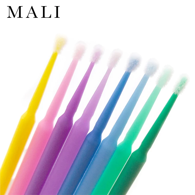 100 шт одноразовый макияж ресницы Индивидуальные удаляющие Хлопковые Тампоны