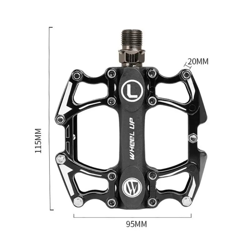 WHEEL UP плоская педаль из алюминиевого сплава для велосипеда долговечная горной